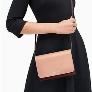 NWOT Kate Spade Kerri Small Flap Cherrywood Crossbody